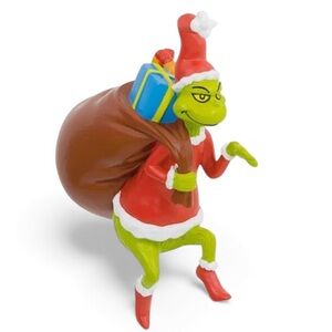 The Grinch Stealing Sneaking Holiday Gifts Christmas Tree Ornament
